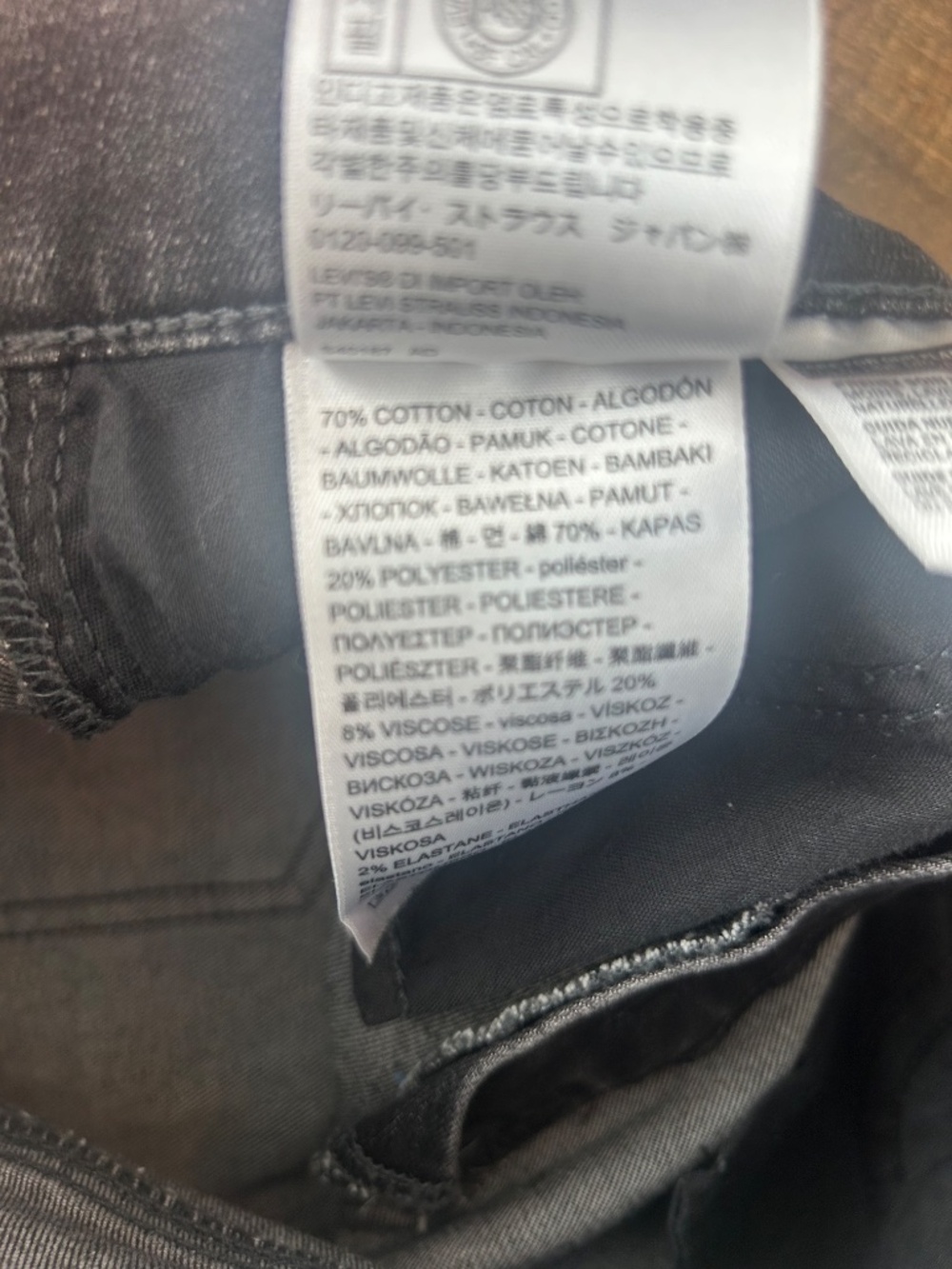 Levis mid length shorts 24 - Picture 4 of 4